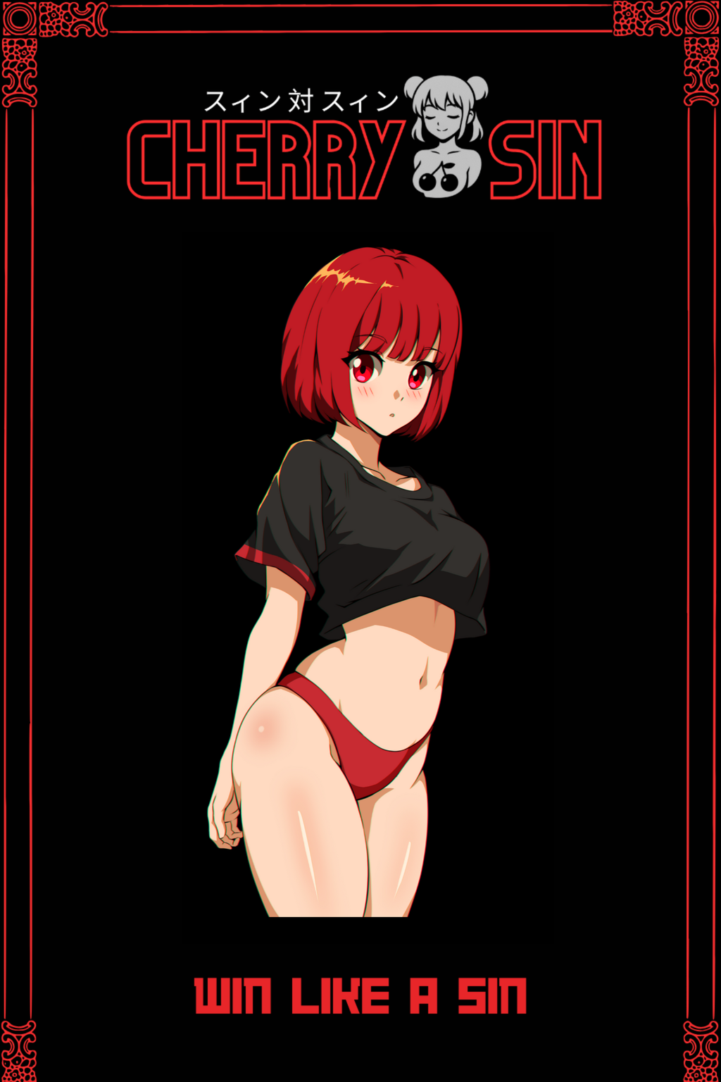 Cherry Sin Sticker - 07