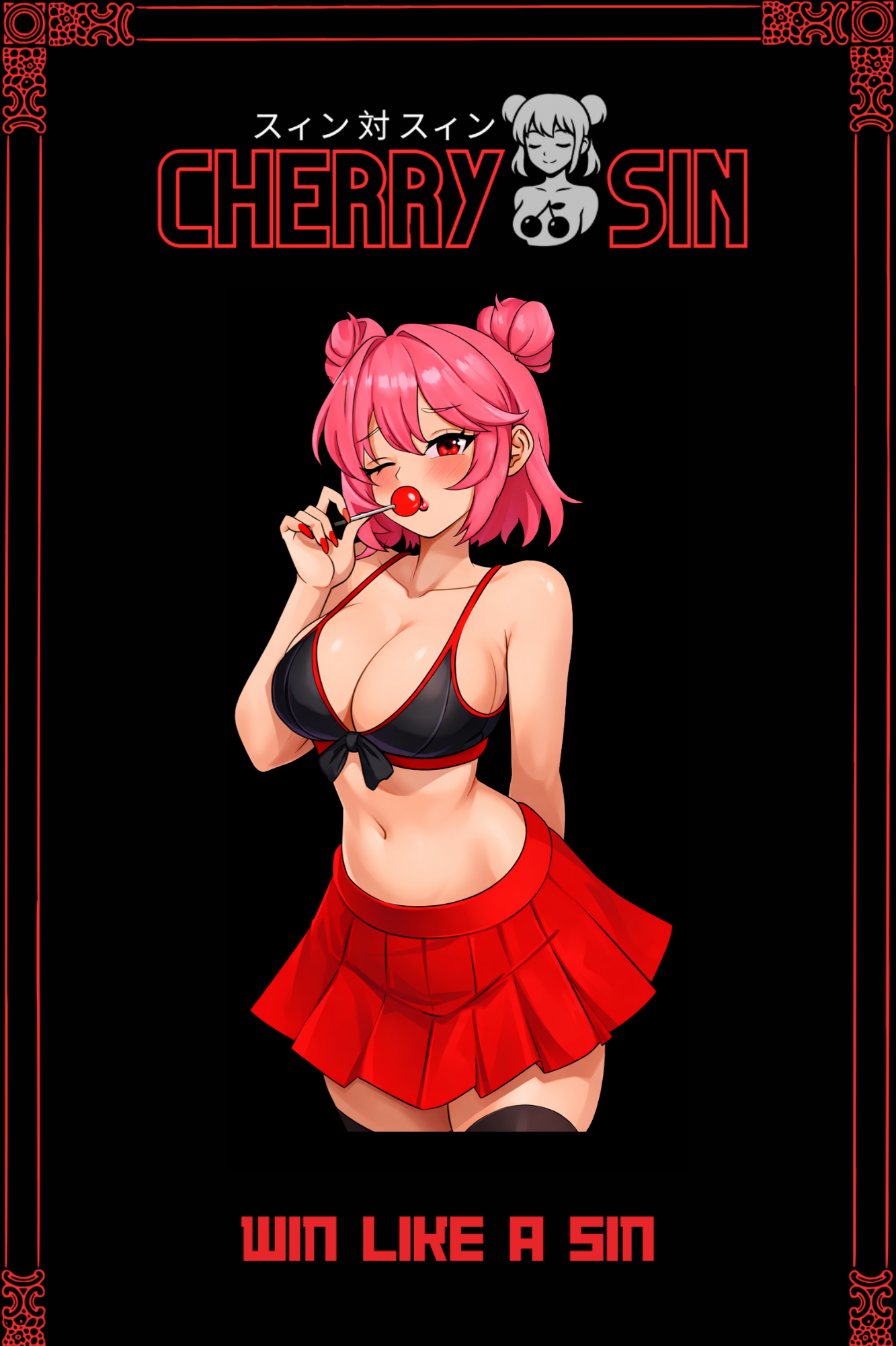 Cherry Sin Sticker - 08