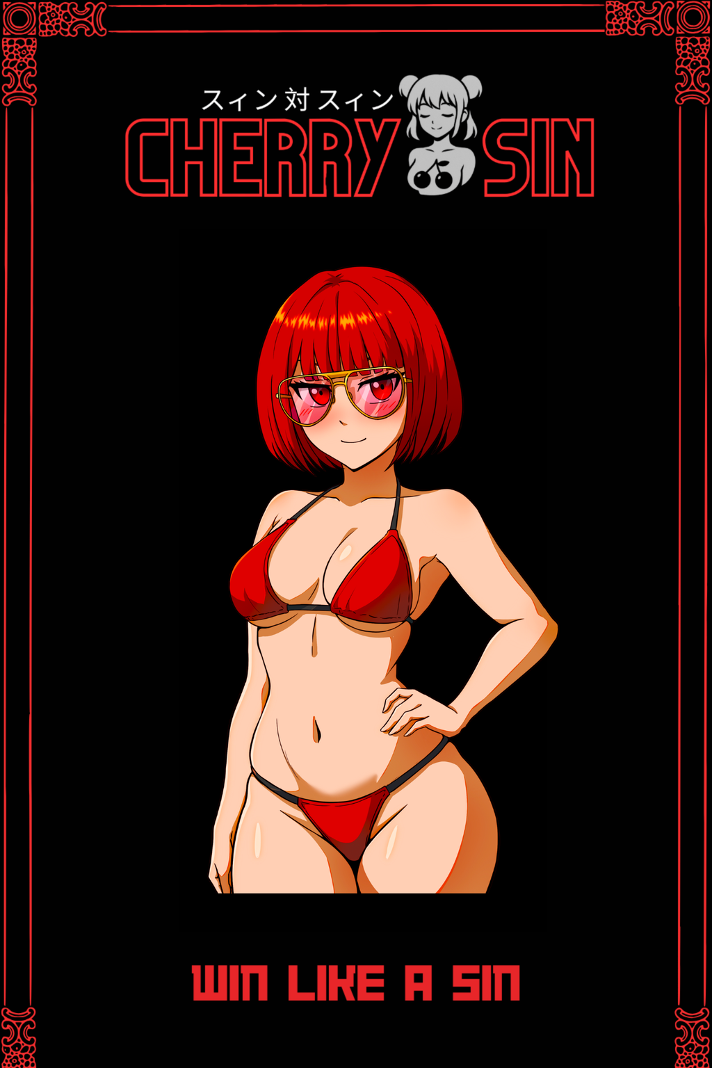 Cherry Sin Decal - 14