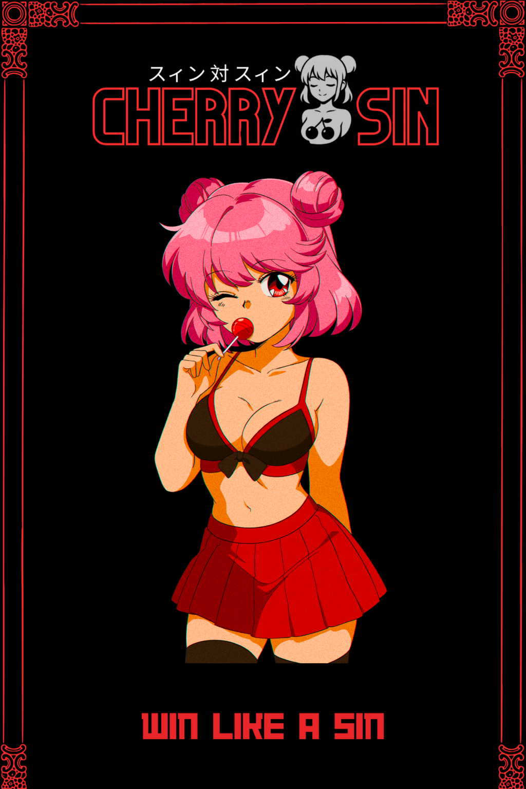 Cherry Sin Sticker - 02