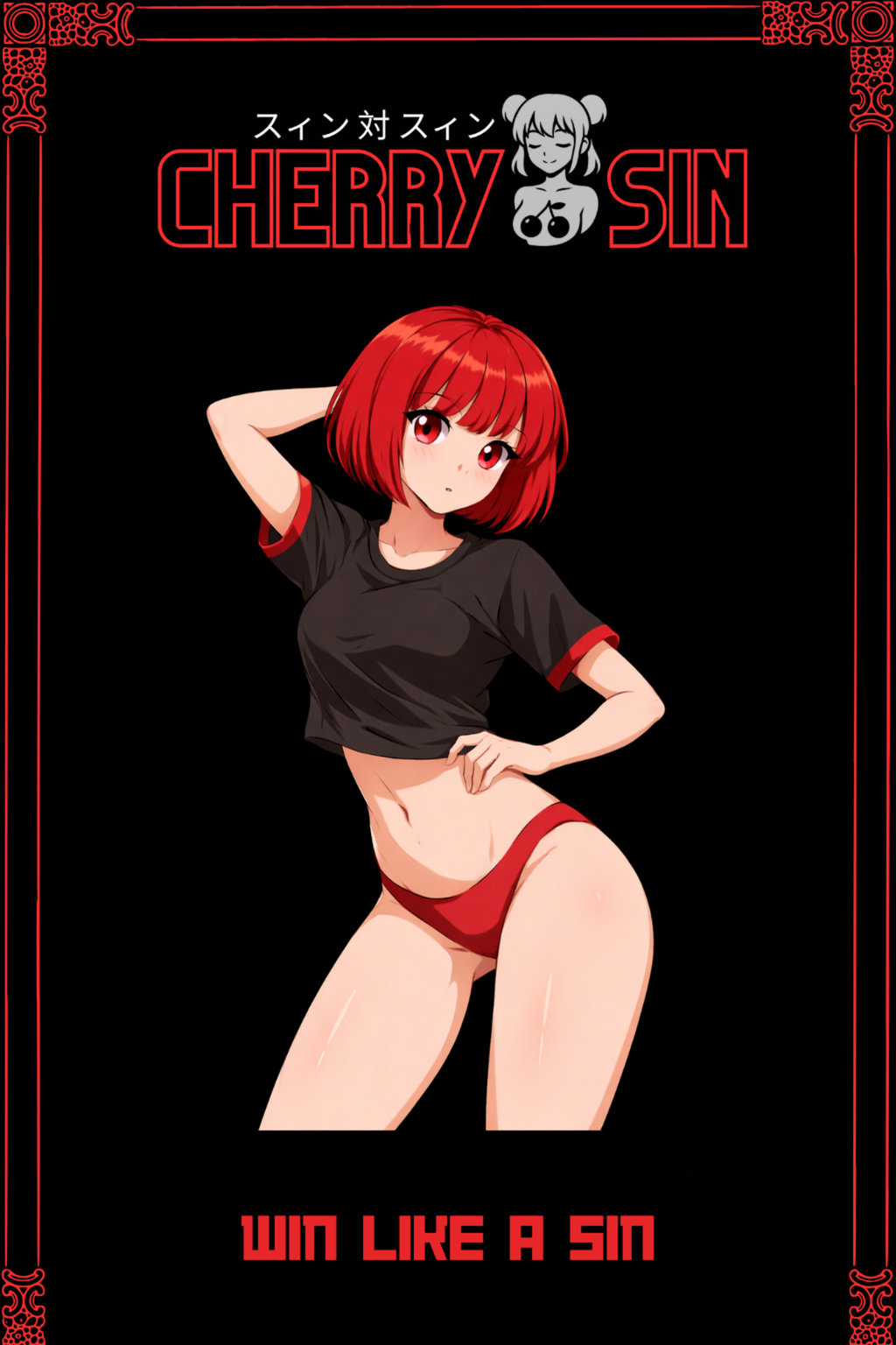Cherry Sin Sticker - 04